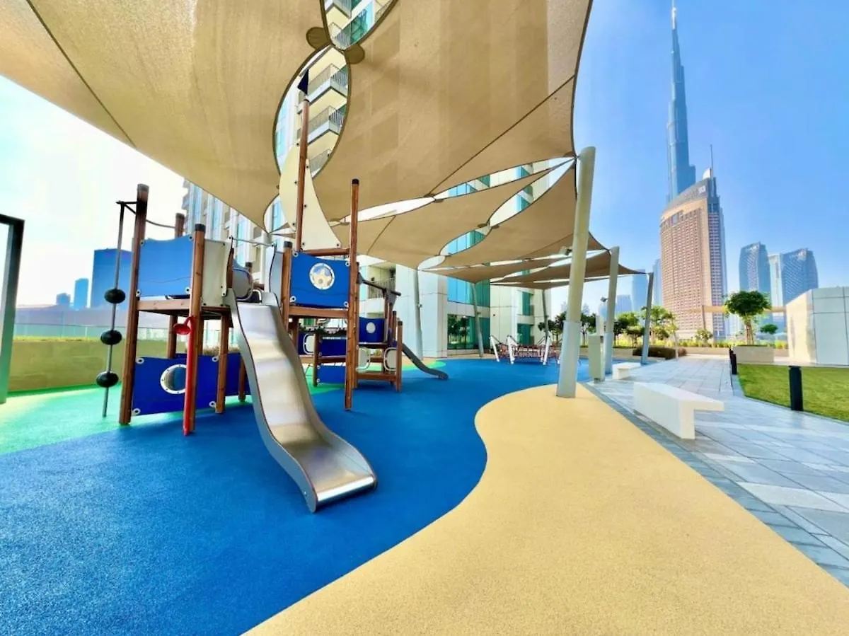 アパート ドバイ3 Bdr Downtown Views II With Burj Khalifa Viewsアパートメント