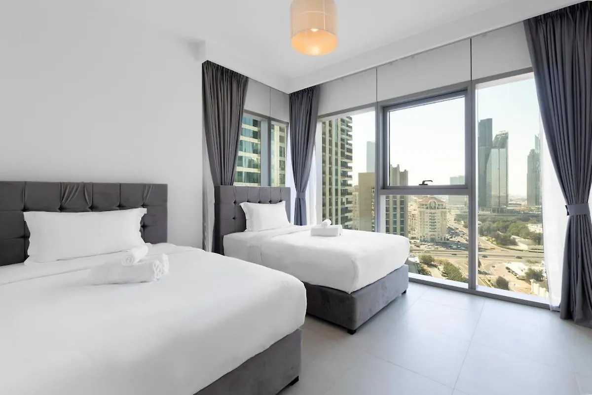 アパート ドバイ3 Bdr Downtown Views II With Burj Khalifa Viewsアパートメント