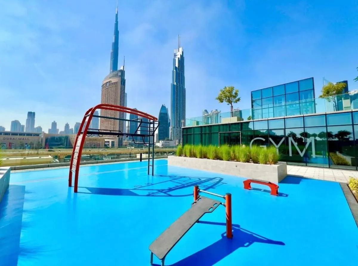 アパート ドバイ3 Bdr Downtown Views II With Burj Khalifa Viewsアパートメント アラブ首長国連邦